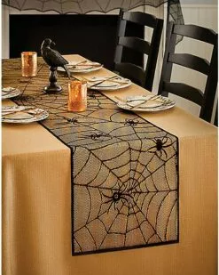 Spider Web Table Runner