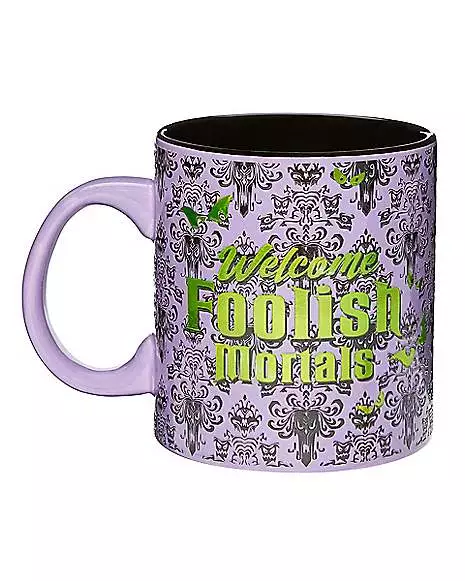 Welcome Foolish Mortals Coffee Mug 20 oz. - The Haunted Mansion Welcome Foolish Mortals Coffee Mug 20 Oz. - The Haunted Mansion -Cosplay Shop 01510726 a