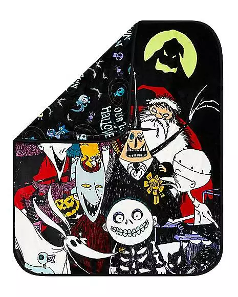 Monster Mash Fleece Blanket - The Nightmare Before Christmas Monster Mash Fleece Blanket - The Nightmare Before Christmas -Cosplay Shop 01513860 b