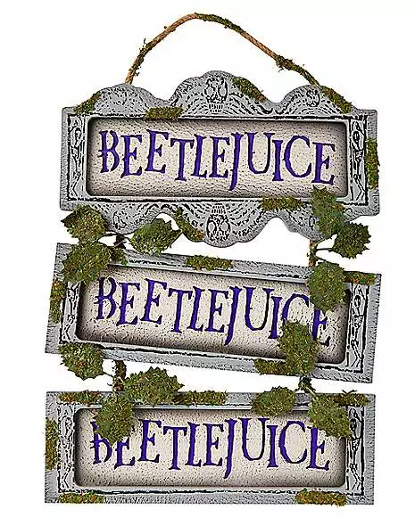 Beetlejuice Ladder Sign Beetlejuice Ladder Sign -Cosplay Shop 01517341 a
