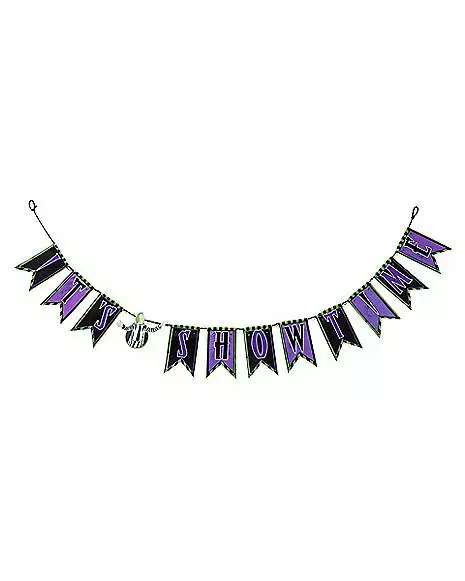 Light-Up It's Showtime Beetlejuice Banner Light-Up It's Showtime Beetlejuice Banner -Cosplay Shop 01517390 c