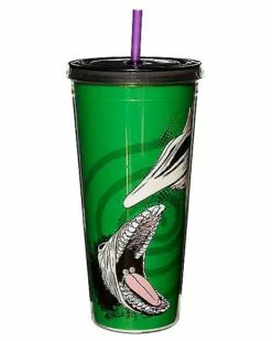 We're Dead Beetlejuice Cup With Straw
