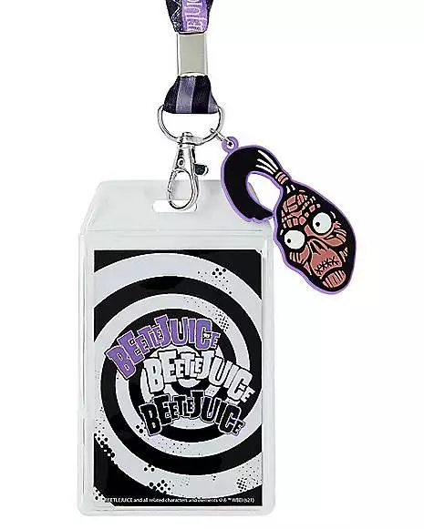 Beetlejuice Lanyard Beetlejuice Lanyard -Cosplay Shop 01518729 a
