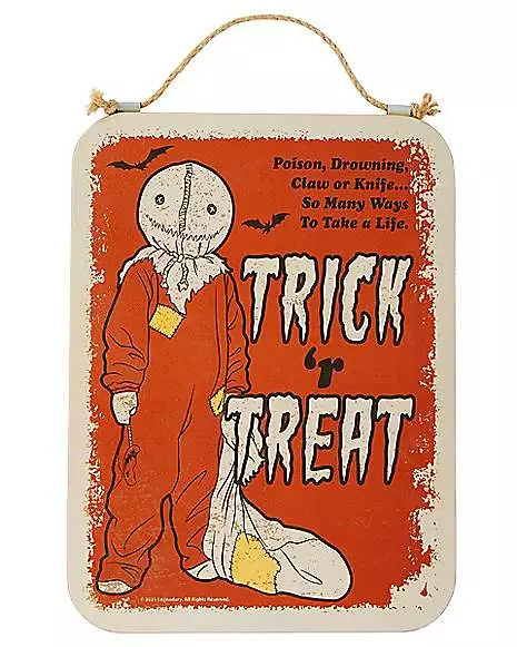 Take a Life Sam Sign - Trick 'r Treat Take A Life Sam Sign - Trick 'r Treat -Cosplay Shop 01531045 a