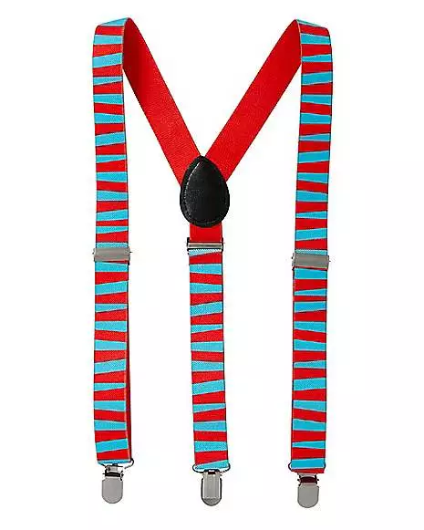 Thing 1 and Thing 2 Suspenders - Dr. Seuss Thing 1 And Thing 2 Suspenders - Dr. Seuss -Cosplay Shop 01532845 b