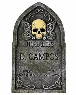 21 Inch D. Campos Tombstone - Decorations