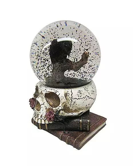Gothic Noir Raven Snow Globe Gothic Noir Raven Snow Globe -Cosplay Shop 01540020 b
