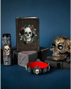 Gothic Noir Skull Journal -Cosplay Shop 01540152 d