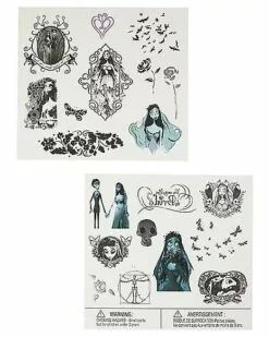 Corpse Bride Temporary Tattoos