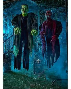 4 Ft Light-Up Hanging Vintage Monster Decoration 4 4 Ft Light-Up Hanging Vintage Monster Decoration -Cosplay Shop 01546373 e