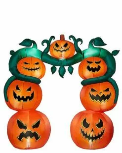 9 Ft Light-Up Jack-O'-Lantern Archway Inflatable Decoration -Cosplay Shop 01547413 c