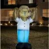 8 Ft Light-Up Wolfman Inflatable Decoration