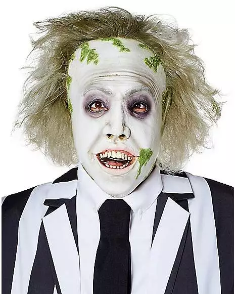 Beetlejuice Half Mask Beetlejuice Half Mask -Cosplay Shop 01548593 a