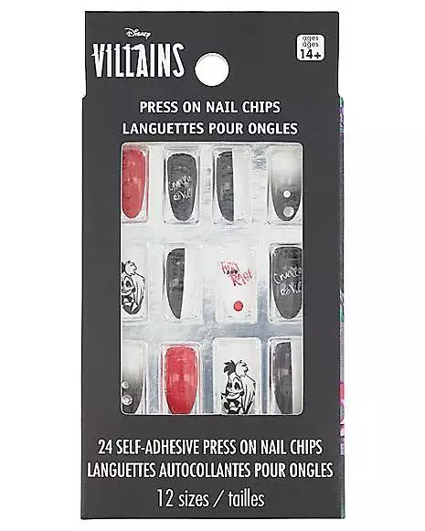 Classic Cruella Press On Nails - Disney Cruella Classic Cruella Press On Nails - Disney Cruella -Cosplay Shop 01549104 b