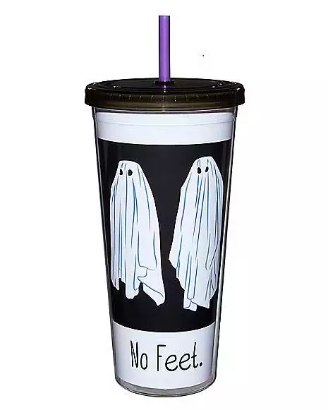 No Feet Cup with Straw 20 oz. - Beetlejuice No Feet Cup With Straw 20 Oz. - Beetlejuice -Cosplay Shop 01557628 a