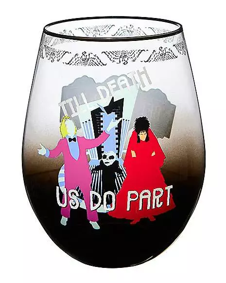 Till Death Us Do Part Stemless Glass - Beetlejuice Till Death Us Do Part Stemless Glass - Beetlejuice -Cosplay Shop 01557636 a