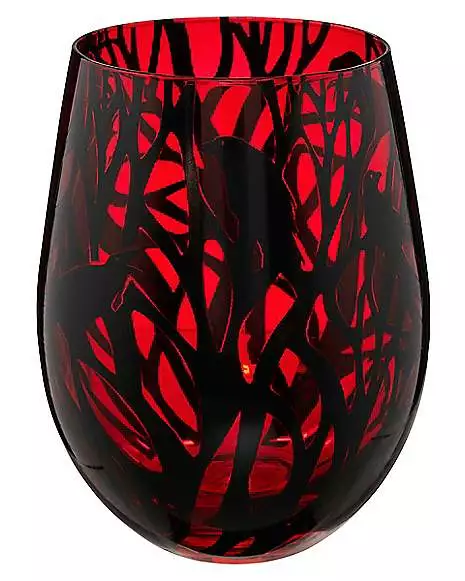 Gothic Noir Raven Stemless Glass - 18 oz. Gothic Noir Raven Stemless Glass - 18 Oz. -Cosplay Shop 01564418 a