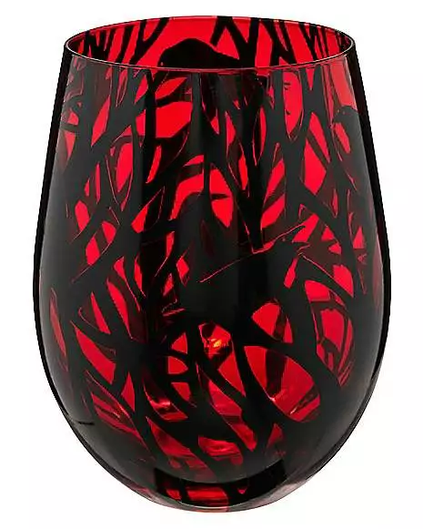 Gothic Noir Raven Stemless Glass - 18 oz. Gothic Noir Raven Stemless Glass - 18 Oz. -Cosplay Shop 01564418 b