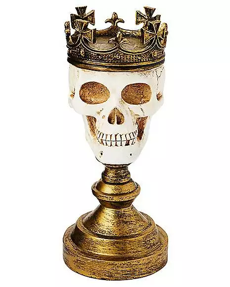 Crowned Skull Candle Holder Crowned Skull Candle Holder -Cosplay Shop 01564491 a