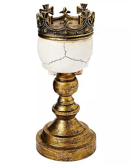 Crowned Skull Candle Holder Crowned Skull Candle Holder -Cosplay Shop 01564491 b