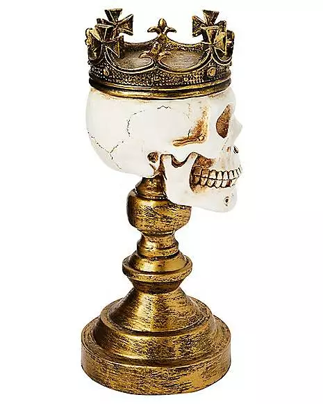 Crowned Skull Candle Holder Crowned Skull Candle Holder -Cosplay Shop 01564491 d