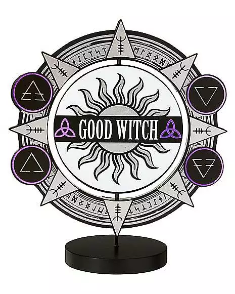 Spinning Bad Witch Good Witch Tabletop Sign Spinning Bad Witch Good Witch Tabletop Sign -Cosplay Shop 01564756 a