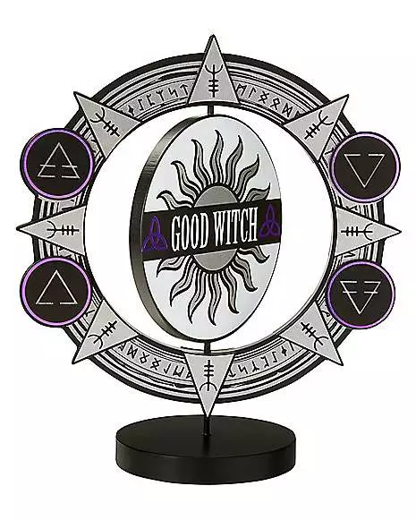 Spinning Bad Witch Good Witch Tabletop Sign Spinning Bad Witch Good Witch Tabletop Sign -Cosplay Shop 01564756 b