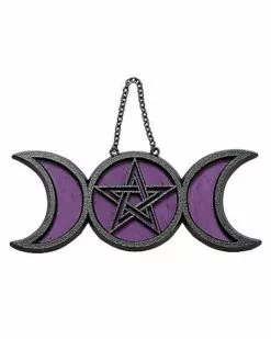 Mystical Arts Moon Phase Glass Sign