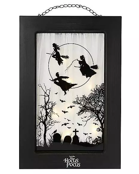 Sanderson Sisters Light-Up Hanging Window Sign - Hocus Pocus Sanderson Sisters Light-Up Hanging Window Sign - Hocus Pocus -Cosplay Shop 01567429 a