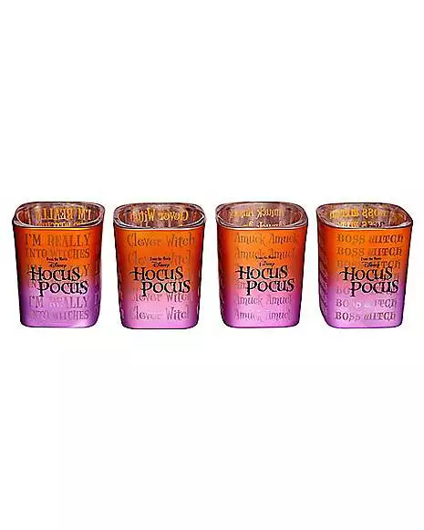 Hocus Pocus Mini Glass Set 4 Pack - Disney Hocus Pocus Mini Glass Set 4 Pack - Disney -Cosplay Shop 01567502 b