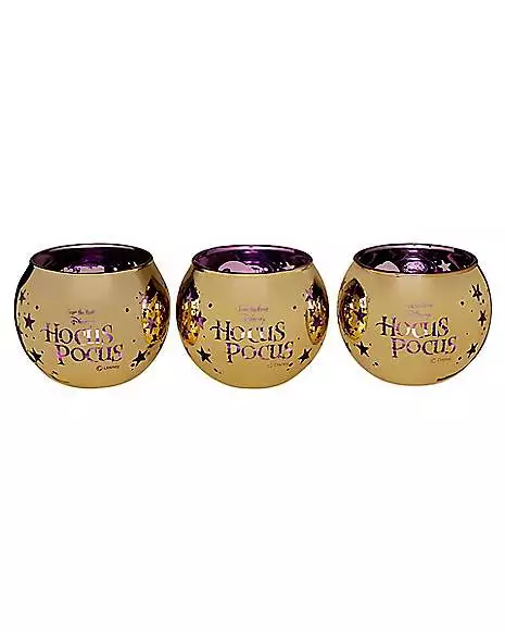 Hocus Pocus Tea Light Candle Holder Set 3 Pack - Disney Hocus Pocus Tea Light Candle Holder Set 3 Pack - Disney -Cosplay Shop 01567510 b