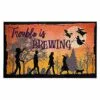 Trouble Is Brewing Doormat - Hocus Pocus