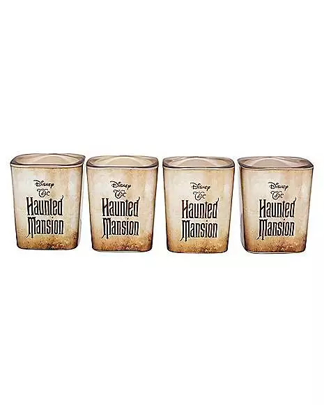 The Haunted Mansion Mini Glass Set - 4 Pack The Haunted Mansion Mini Glass Set - 4 Pack -Cosplay Shop 01571173 b