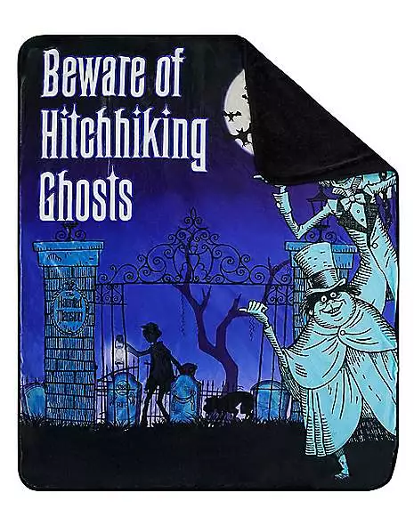 Hitchhiking Ghosts The Haunted Mansion Fleece Blanket - Disney Hitchhiking Ghosts The Haunted Mansion Fleece Blanket - Disney -Cosplay Shop 01572395 b