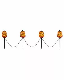 Light-Up LED Jack-O-Lantern Pathway Markers -Cosplay Shop 01573914 e