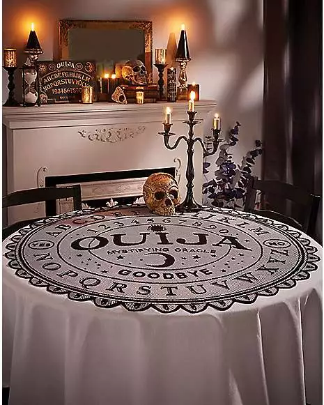 Round Ouija Board Tablecloth Round Ouija Board Tablecloth -Cosplay Shop 01588714 a