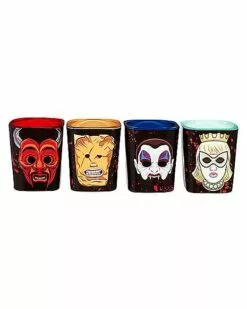 Trick 'r Treat Mini Glass Set 2 Oz. - 4 Pack