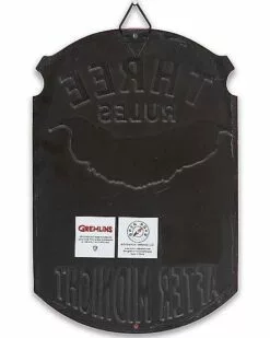 Three Rules Gizmo Sign - Gremlins -Cosplay Shop 01591791 c