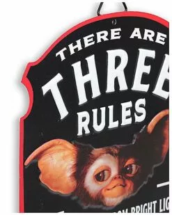Three Rules Gizmo Sign - Gremlins -Cosplay Shop 01591791 d