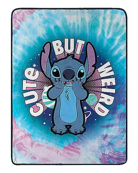 Cute But Weird Stitch Fleece Blanket - Lilo & Stitch Cute But Weird Stitch Fleece Blanket - Lilo & Stitch -Cosplay Shop 01594142 a