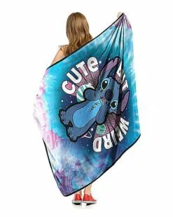 Cute But Weird Stitch Fleece Blanket - Lilo & Stitch 2 Cute But Weird Stitch Fleece Blanket - Lilo & Stitch -Cosplay Shop 01594142 c