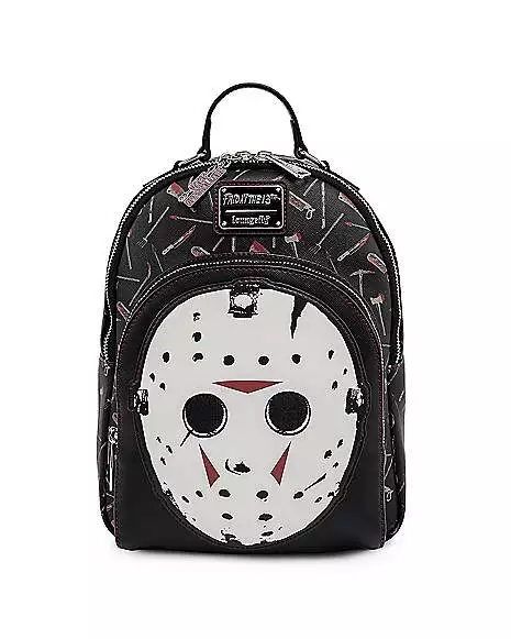 Loungefly Jason Voorhees Mask Mini Backpack - Friday the 13th Loungefly Jason Voorhees Mask Mini Backpack - Friday The 13th -Cosplay Shop 03844925 a