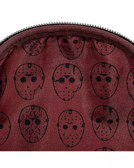 Loungefly Jason Voorhees Mask Mini Backpack - Friday the 13th Loungefly Jason Voorhees Mask Mini Backpack - Friday The 13th -Cosplay Shop 03844925 e