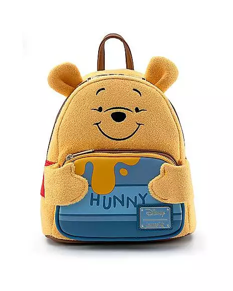 Loungefly Plush Winnie the Pooh Mini Backpack Loungefly Plush Winnie The Pooh Mini Backpack -Cosplay Shop 03844941 a