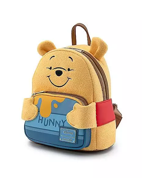 Loungefly Plush Winnie the Pooh Mini Backpack Loungefly Plush Winnie The Pooh Mini Backpack -Cosplay Shop 03844941 b