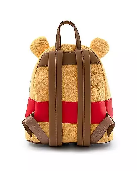 Loungefly Plush Winnie the Pooh Mini Backpack Loungefly Plush Winnie The Pooh Mini Backpack -Cosplay Shop 03844941 e