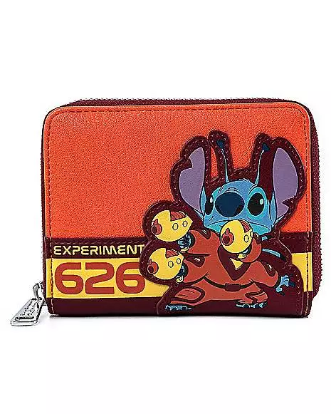 Loungefly Experiment 626 Zip Wallet - Lilo & Stitch Loungefly Experiment 626 Zip Wallet - Lilo & Stitch -Cosplay Shop 03845005 a