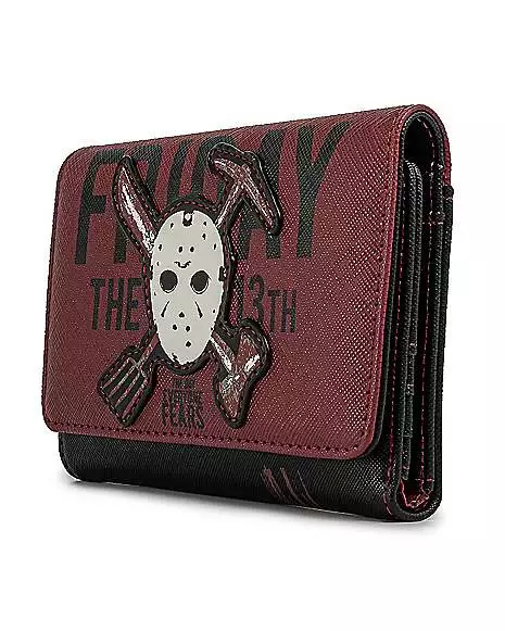 Loungefly Friday the 13th Snap Wallet Loungefly Friday The 13th Snap Wallet -Cosplay Shop 03845039 b