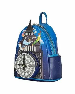 Loungefly Glow In The Dark Peter Pan Clock Mini Backpack - Disney -Cosplay Shop 03936622 c